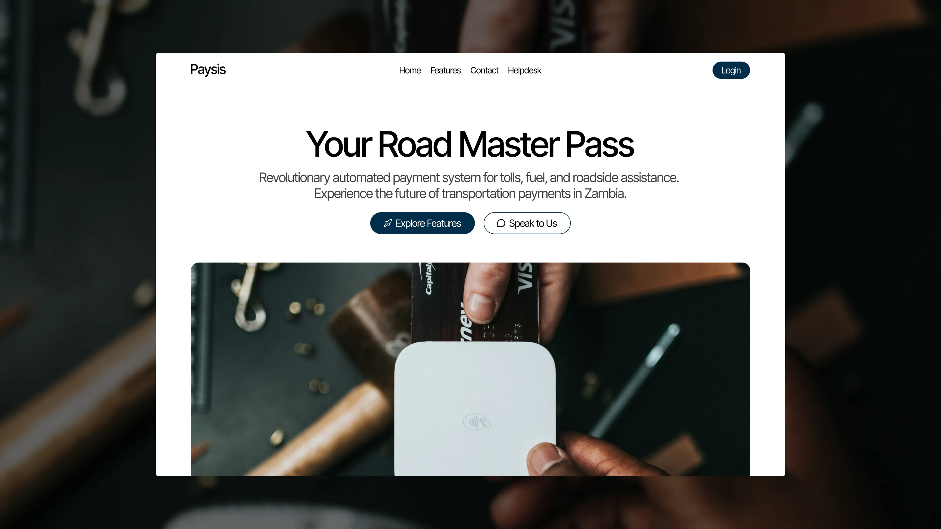 Paysis --> Revolutionary payment integrations as a service